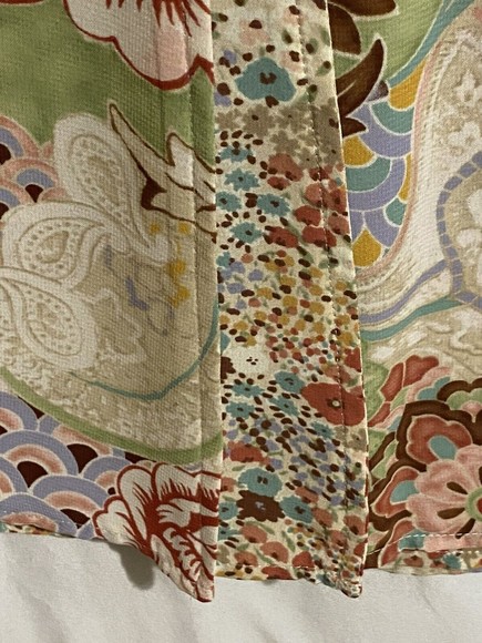 Pendleton Maxi Skirt S Womens Green Multicolor Floral Summer Lightweight Slits - Picture 4 of 12